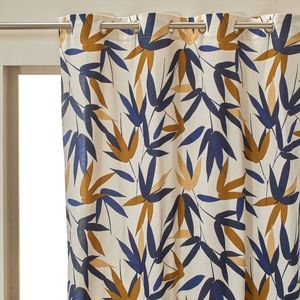 Záves s potlačou bambusových listov vyobraziť