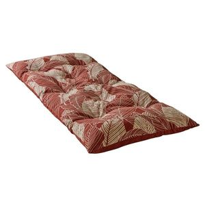 Dlhý dekoratívny vankúš na sedenie s potlačou listov vyobraziť