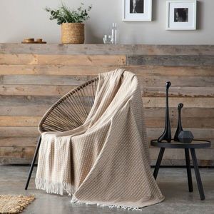 Ševróvnový dvojfarebný pléd vyobraziť