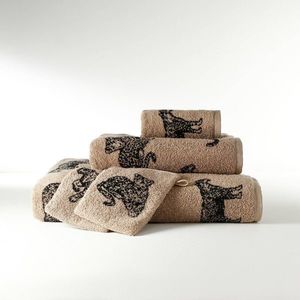 Froté Súprava kúpeľňového textilu s motívom leoparda 450g/m2 vyobraziť