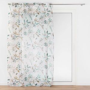 Voálová záclona s rastlinným vzorom vyobraziť