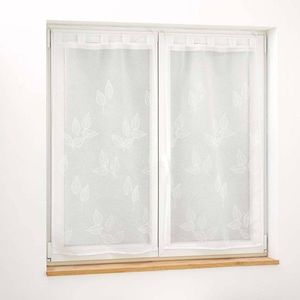 1 pár rovných zácloniek s výšivkou lístkov vyobraziť