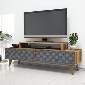 TV stolík City - Walnut, Chalcedony vyobraziť