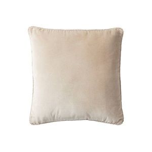 Velúrový jednofarebný vankúšik vyobraziť