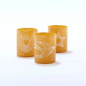 Súprava 3 svietnikov na čajové sviečky vyobraziť