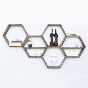 Nástenná polica Hex003 vyobraziť