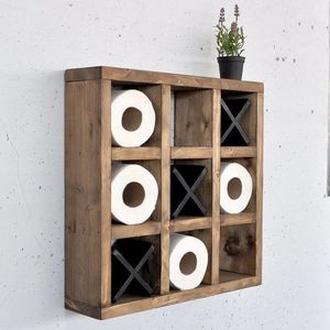 Dekoratívna drevená nástenná polica Raf299 vyobraziť