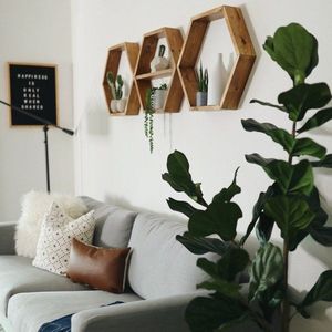 Nástenná polica Hex004 vyobraziť