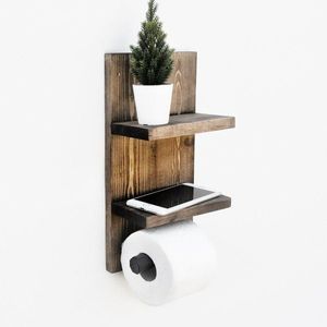 Dekoratívna drevená nástenná polica Boruraf219 vyobraziť