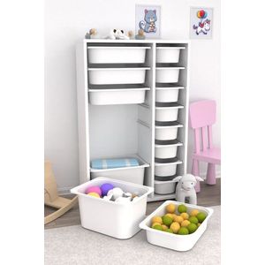 Viacúčelová skrinka Rine 2D4K8U - White vyobraziť