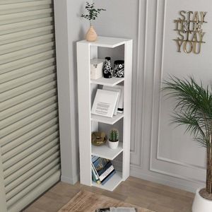 Knižnica Venita - White vyobraziť