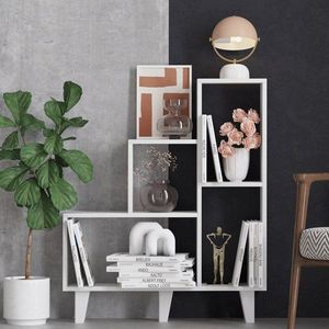 Knižnica Nisa - White vyobraziť