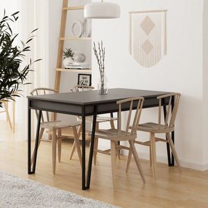 Extendable Dining Table Pal - Anthracite vyobraziť