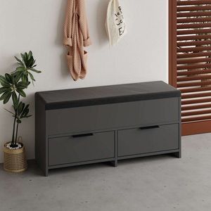 Skrinka na topánky / Botník Cove Shoe Bench - Anthracite vyobraziť