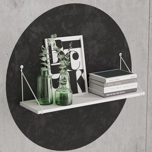 Nástenná polica Armoni - Shiny White vyobraziť