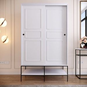 Šatníková skriňa Martin 120 - White vyobraziť