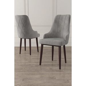 Súprava stoličiek (6 kusov) Trex - Grey, Brown vyobraziť