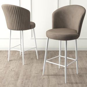 Bar Stool Set (4 Pieces) Alte - Cappuccino, White vyobraziť
