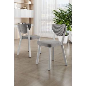 Súprava stoličiek (6 kusov) Arfe - Grey, White vyobraziť