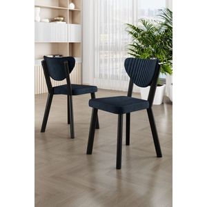 Súprava stoličiek (6 kusov) Arfe - Anthracite, Black vyobraziť