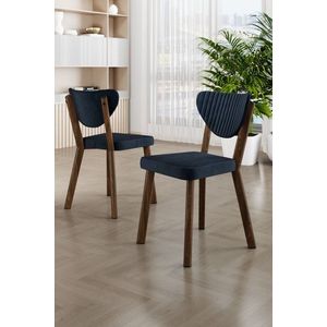 Súprava stoličiek (4 kusy) Arfe - Anthracite, Brown vyobraziť