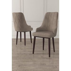 Súprava stoličiek (4 kusy) Trex - Cappuccino, Brown vyobraziť