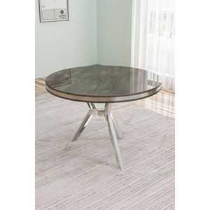 Jedálenský stôl Mos - Anthracite, Chrome vyobraziť