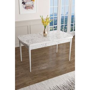 Jedálenský stôl Han - White vyobraziť