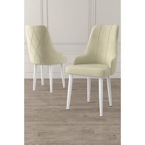 Súprava stoličiek (2 kusy) Trex - Cream, White vyobraziť