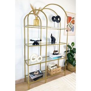 Knižnica Twin - Gold, Transparent vyobraziť