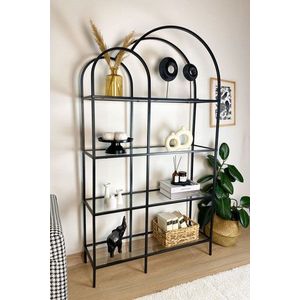 Knižnica Twin - Black, Transparent vyobraziť