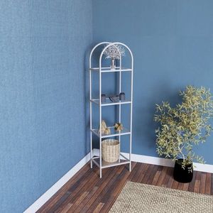 Knižnica Mona 40 - White, Fume vyobraziť