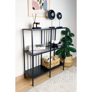 Príborník Sunny - Black, Fume vyobraziť