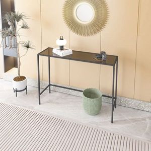 Príborník Canvas - Black, Fume vyobraziť