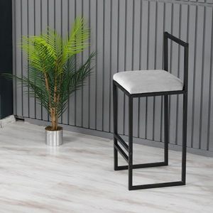 Bar Stool Nordic - Cream vyobraziť