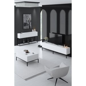 Living Room Furniture Set Lord - Black, White vyobraziť