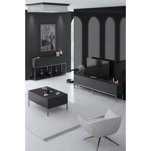 Living Room Furniture Set Lord - Anthracite, Silver vyobraziť