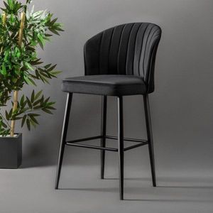 Bar Stool Set (4 Pieces) Rubi - Black vyobraziť