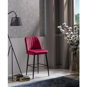 Bar Stool Set (4 Pieces) Vento - Claret Red vyobraziť