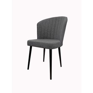 Súprava stoličiek (4 kusy) Rubi - Grey, Black vyobraziť