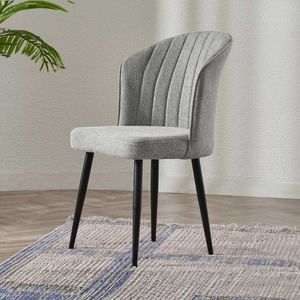 Súprava stoličiek (2 kusy) Rubi - Grey, Black v2 vyobraziť