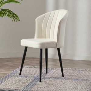 Súprava stoličiek (2 kusy) Rubi - Cream, Black vyobraziť