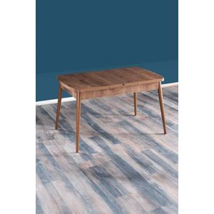 Extendable Dining Table Sümela - Walnut vyobraziť