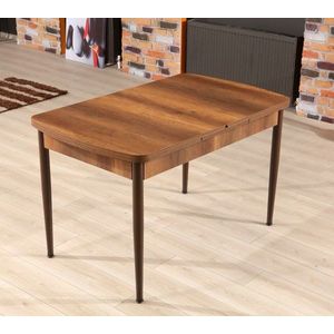 Extendable Dining Table Trend Barok - Walnut, Brown vyobraziť