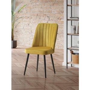 Súprava stoličiek (2 kusy) Vega - Yellow, Black vyobraziť