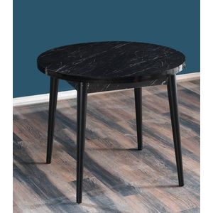 Jedálenský stôl Stil Bendir - Black, White vyobraziť