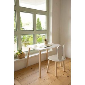 Kid's Table Set Bunny One Chair Set - White vyobraziť