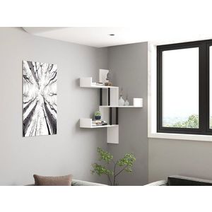 Nástenná polica Bombe- White vyobraziť