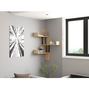 Nástenná polica Bombe - Sapphire Oak vyobraziť