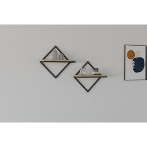 Nástenná polica Sezo - Sapphire Oak vyobraziť